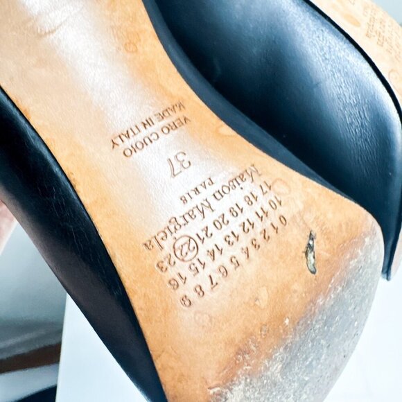 Maison Margiela Black Open toe Unique Booties 37 - Picture 7 of 14